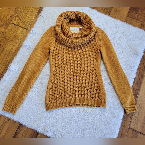 Angel of the North Anthropologie Sweater Mohair Blend Pumpkin Spice Size Medium - Picture 1 of 7